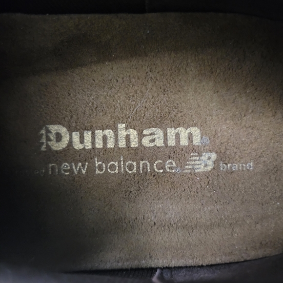 Dunham by New Balance Men's Lace-Up Light Weight Leather Brown Shoes Sz10 - Picture 7 of 9